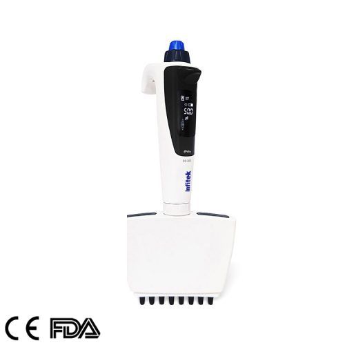8チャンネルピペット、電動、 dPIPE+8